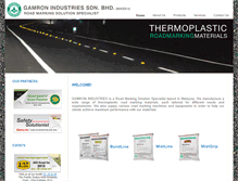 Tablet Screenshot of gamron-industries.com